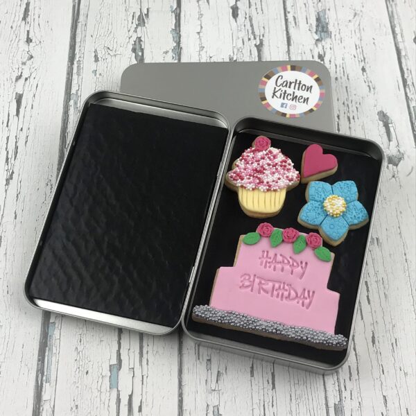 Birthday ‘For Her’ Cookie Tin – Small