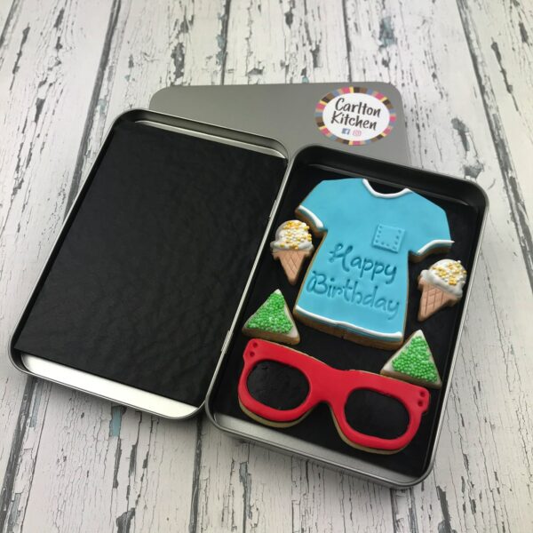 Birthday ‘For Him’ Cookie Tin – Small