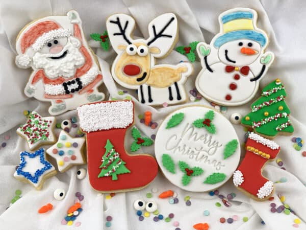 Large Christmas Cookie Painting and Decorating Kit